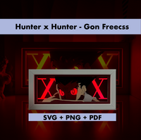Con Freecss - Hunter × Hunter Template - 3D Anime Lightbox Template
