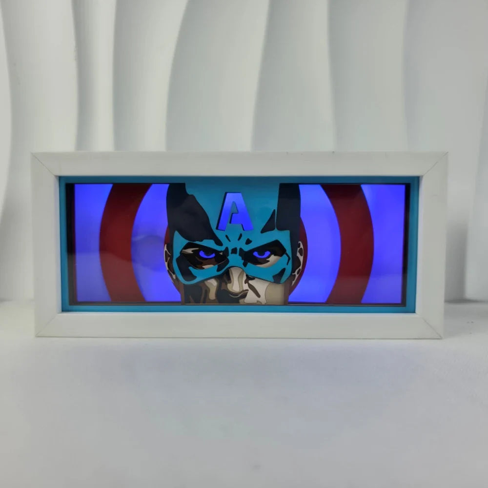 Marvels - Captain America Light Box