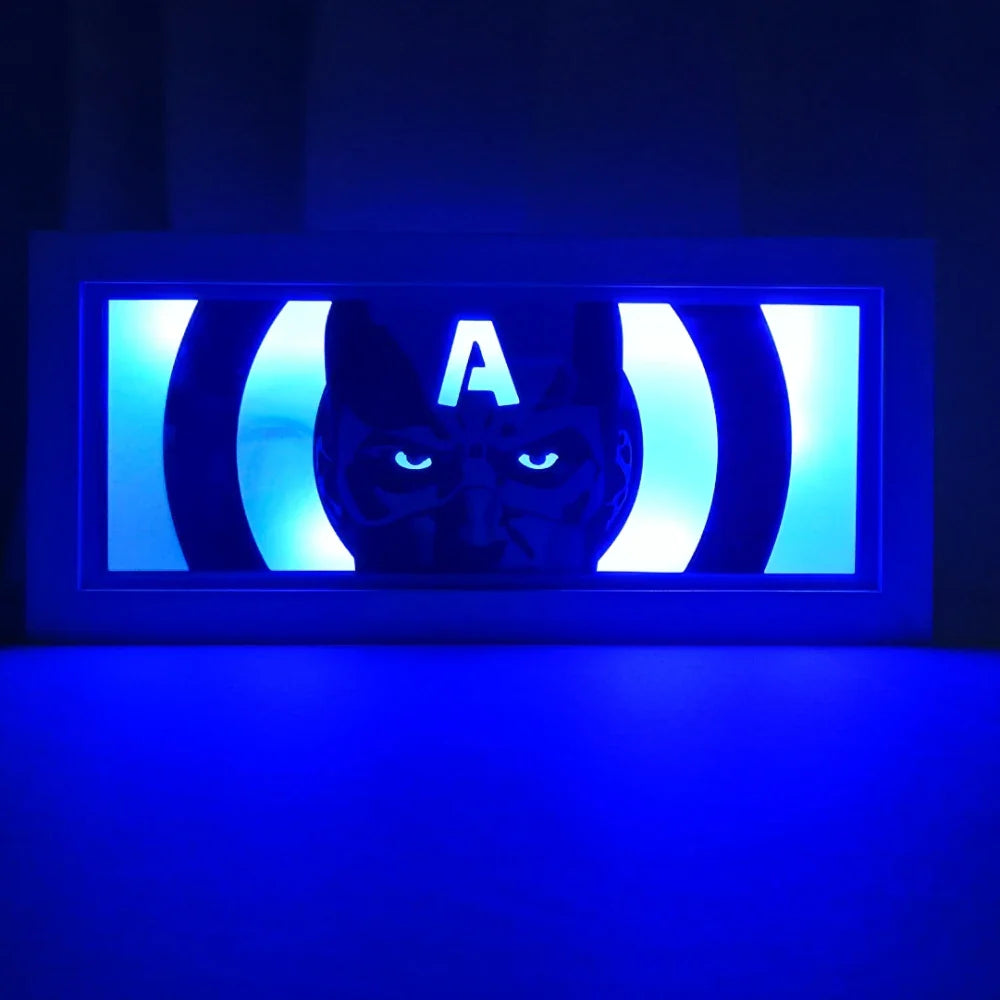 Marvels - Captain America Light Box