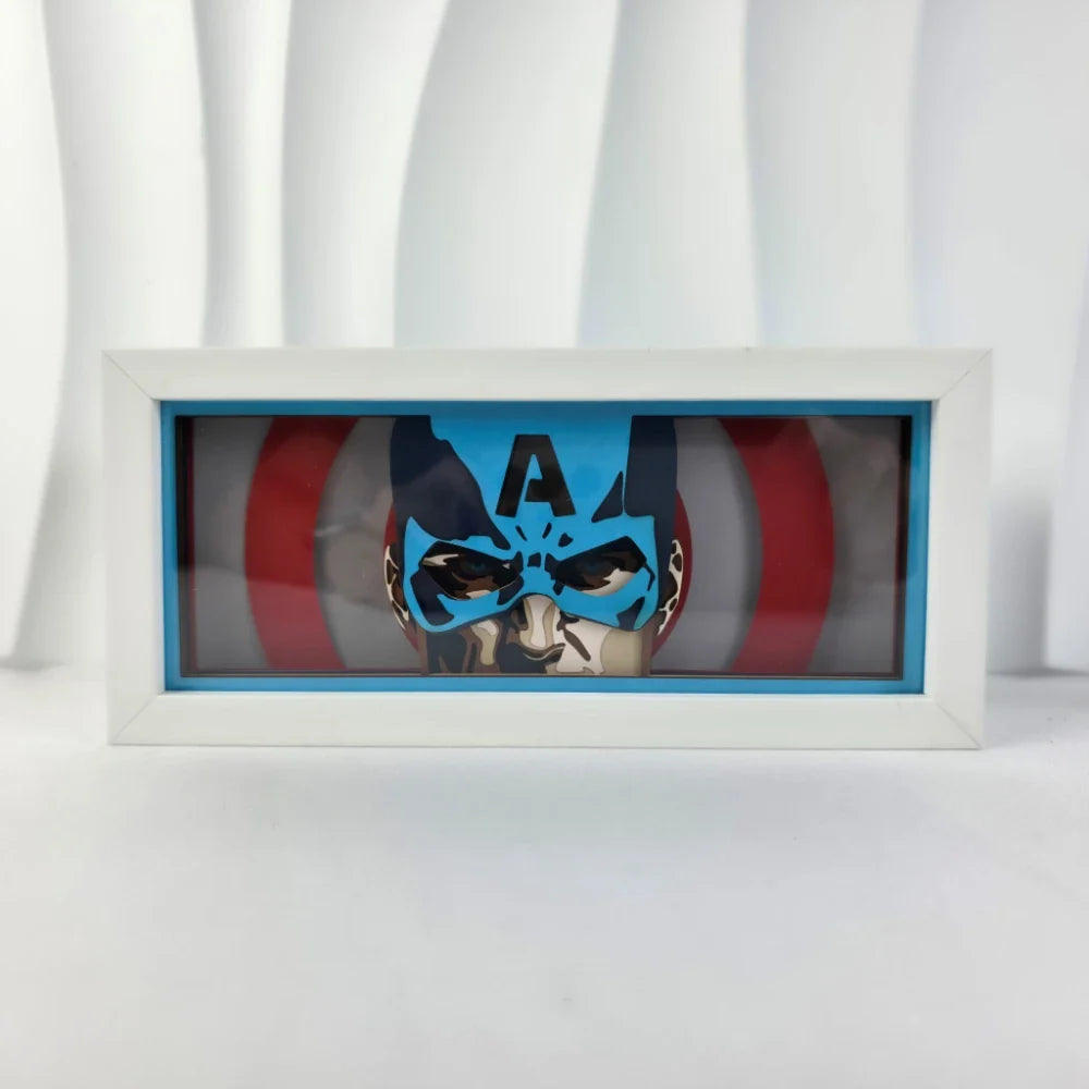 Marvels - Captain America Light Box