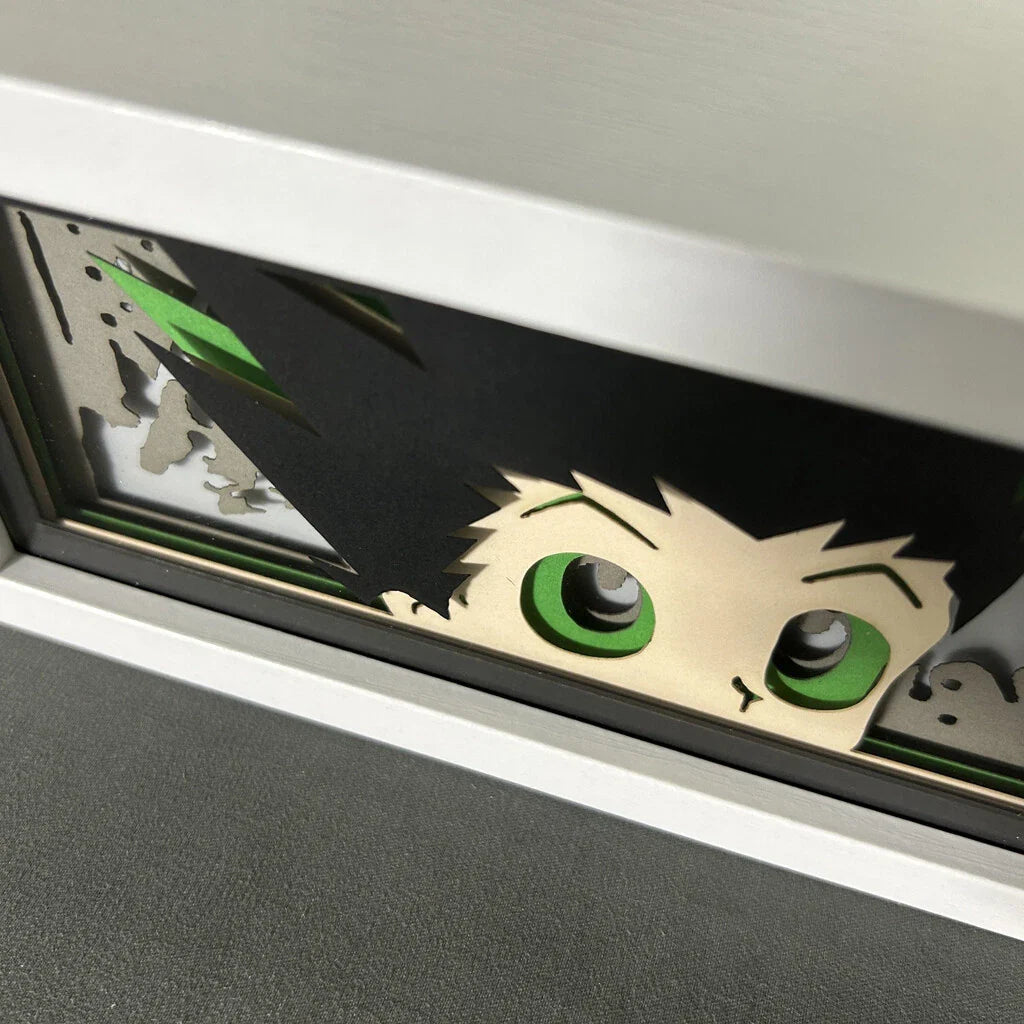Hunter X Hunter Gon Freecss Anime Manga Decor Light Box Night Light Shadow Box