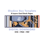 Naruto - Kakashi Hatake Template - 3D Anime Lightbox Template