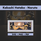 Naruto - Kakashi Hatake Template - 3D Anime Lightbox Template