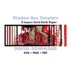 One Piece - Luffy 4 Template - 3D Anime Lightbox Template