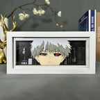 Tokyo Ghoul Ken Kaneki Color USB Anime Manga Decor Light Box Night Light Shadow Box