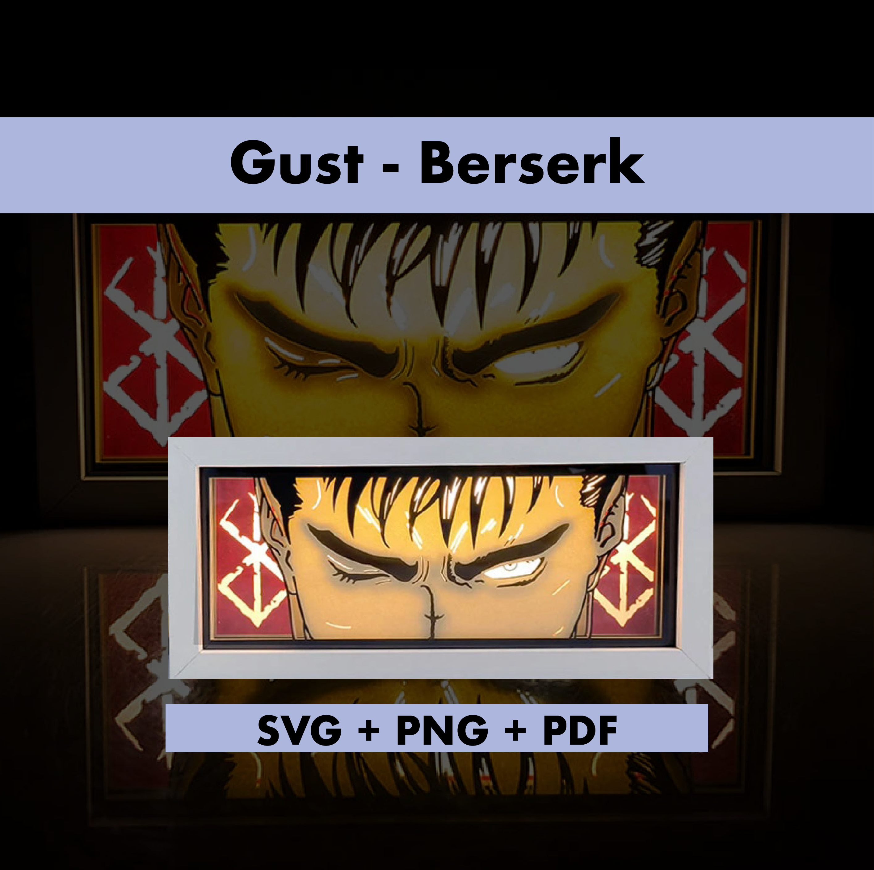 Gust - Berserk Template - 3D Anime Lightbox Template