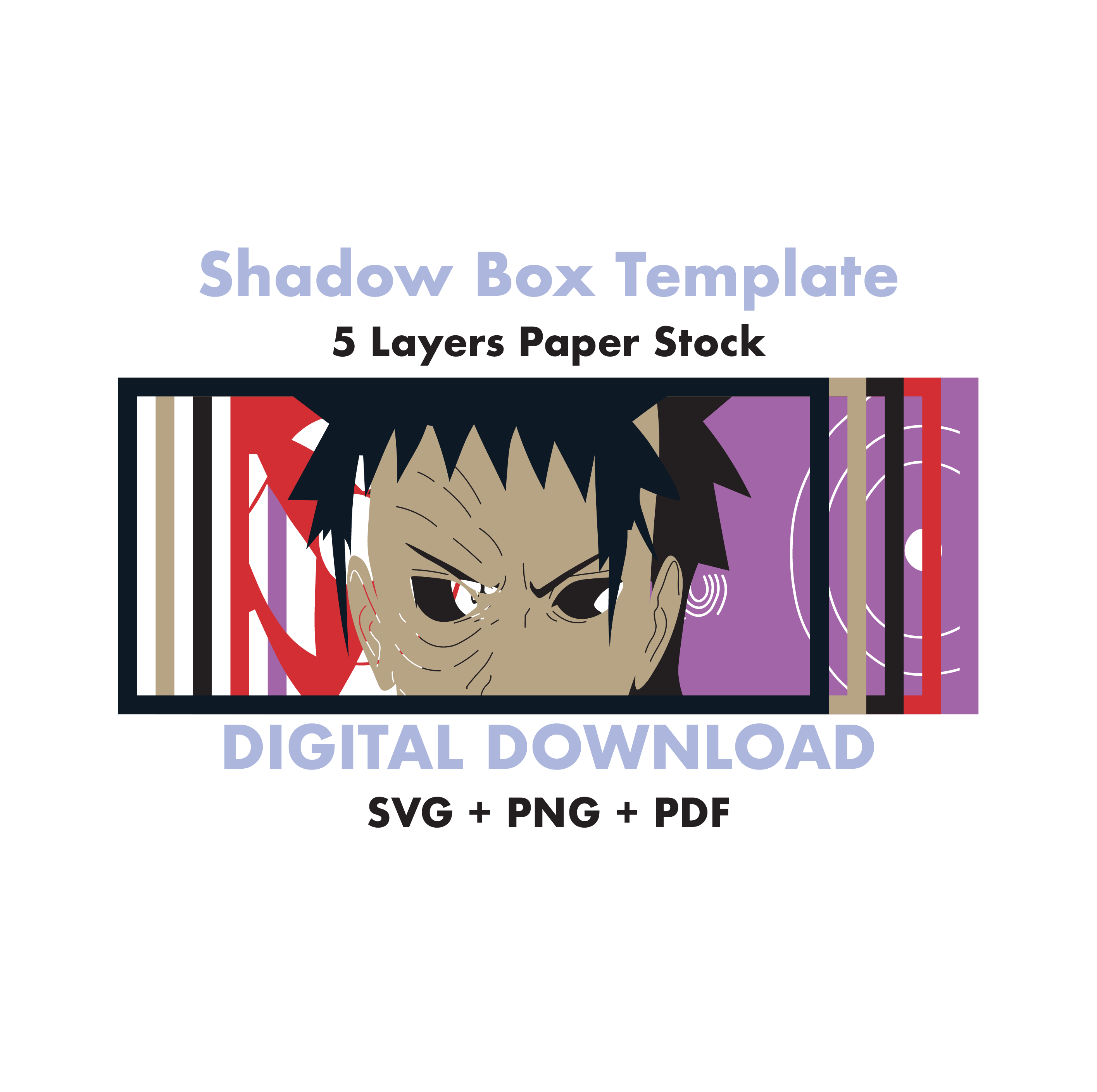 Obito Uchiha - Naruto Template - 3D Anime Lightbox Template